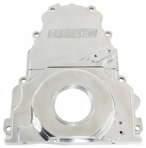 Aeroflow AF64-4361P Holden / Chev LS Billet 2 Piece Timing Cover Polished - Picture 2 of 2