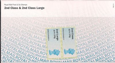 GB Presentation Pack P&G 10 2013 POST & GO 2nd Class & 2nd Class Large MNH