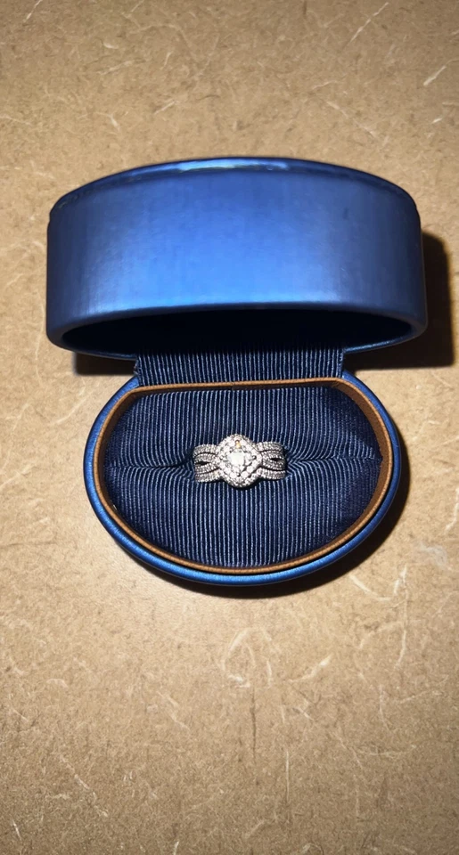 Обручальное кольцо с бриллиантом обручальное кольцо и юбилейное кольцо - как новое с сертификатом - Изображение 2 из 4