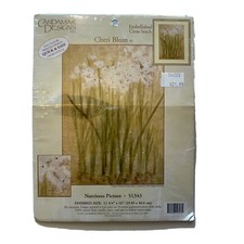 Candamar Designs Narcissus 51343 Stamped Cross Stitch Kit by Cheri Blum New Open