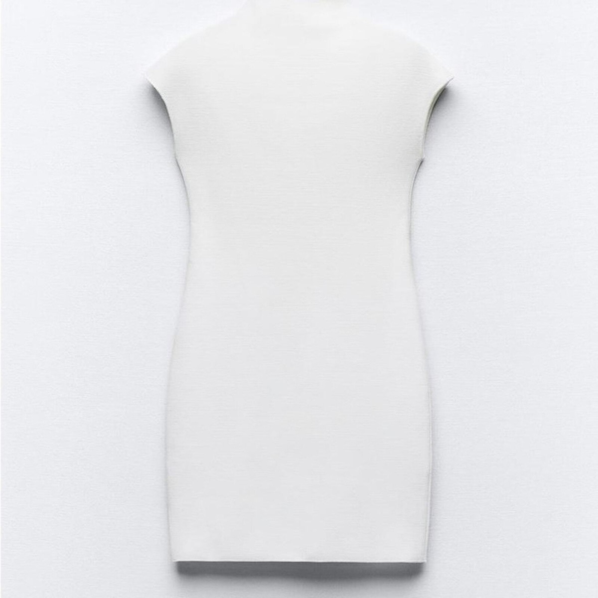 ZARA STUDDED STRETCH KNIT DRESS | eBay