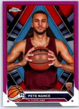 PETE NANCE RC 2023-24 TOPPS CHROME PINK ROOKIE
