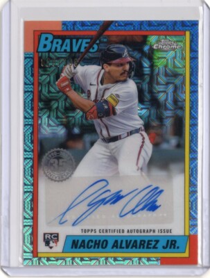 topps Nacho Alvarez Jr. （ナチョ アルバレス）直筆サイン入り
