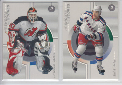 2001-02 ITG BAP UPDATE POINTS HE SHOOTS HE SCORES REDEMPTION FINISH SET U PIC