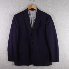 Brooks Brothers Explorer Classic Navy Blue Wool Blend Blazer Sport Coat 42R Mens