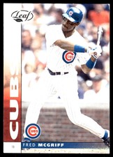 Fred McGriff 2002 Leaf #105 Chicago Cubs MLB READ FREE SHIPPING AutographDen