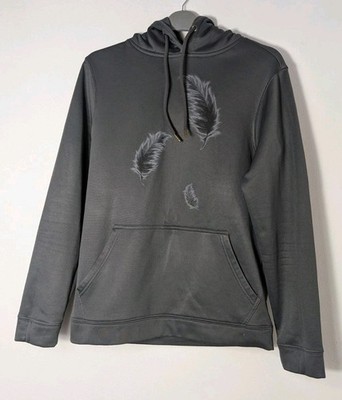 Vincentius Grey Hooded Sweatshirt Hoodie Small