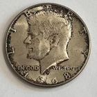 Kennedy Half Dollar Silver 40% Percent 1968  50c 1 Coin VTG