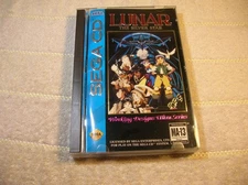 lunar silver star sega cd cib yellow variant