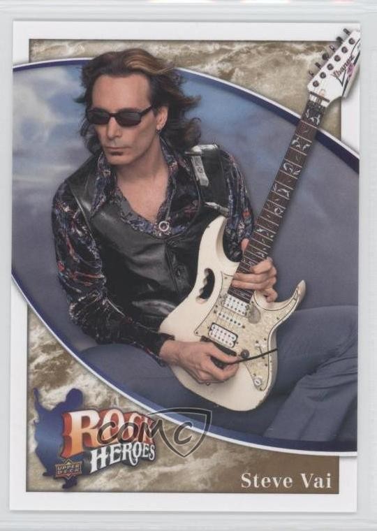 2009 Upper Deck Football Heroes Rock Heroes Steve Vai #376 0c0