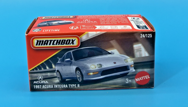 Matchbox Power Grabs 2026 - 1997 Acura Integra Type R - 24/125 - MB1498 JBT90-image