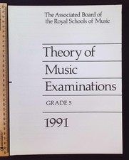 ABRSM Theory of Music Examinations 1991 Grade 5