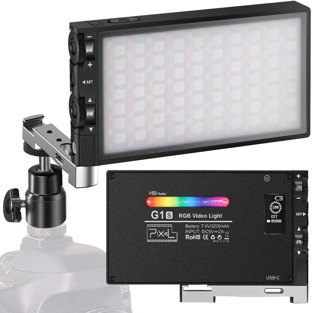 PIXEL Camera and Camcorder Light for sale | eBay