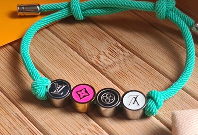 Louis Vuitton Armband verstellbar Türkis -schlank- neuwertig 