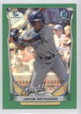 2014 Bowman Draft Chrome Green Refractor 108/150 Jacob Gatewood #CDP39 t5p