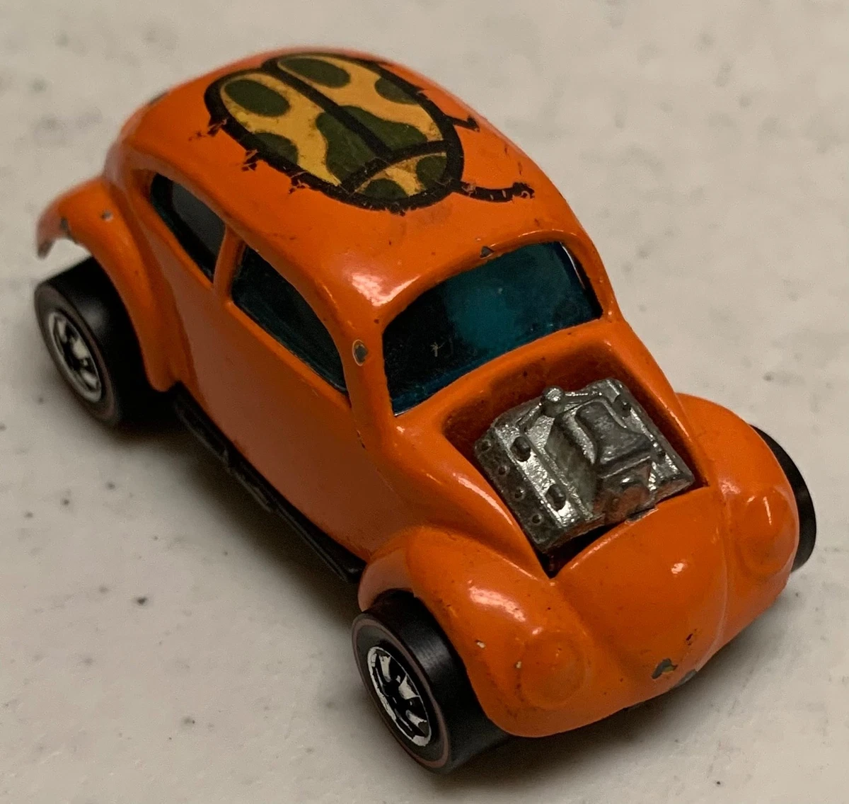 ミニカー Hot Wheels Custom Volkswagen Redline VINTAGE HOT WHEELS REDLINE 1967 CUSTOM VOLKSWAGEN -ORANGE W/BEETLE