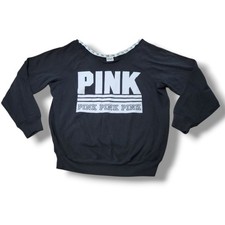 PINK Victoria's Secret Sweatshirt Size XS Women's Oversized Sweatshirt Pullover