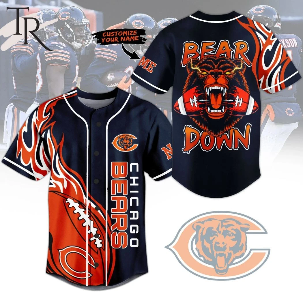 Customized Chicago Beers Down Baseball Jersey