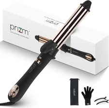 Prizm Nano Titanium Automatic Rotating Curling Iron 1.25 Inch  Dual Voltage