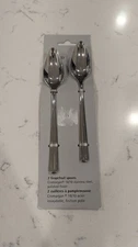 2 x WMF Bistro Grapefruit Spoons 18/10 Stainless Steel Serrated Edges New