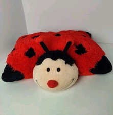 2010 18 Inch Ms Ladybug Plush Pillow Pet Red Black Soft Stuffed Plush