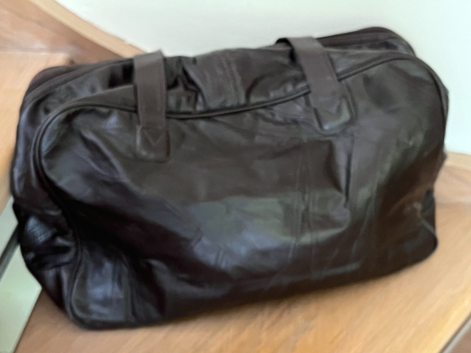 Cotton Traders Brown Leather Patchwork Stylish Zi… - image 6