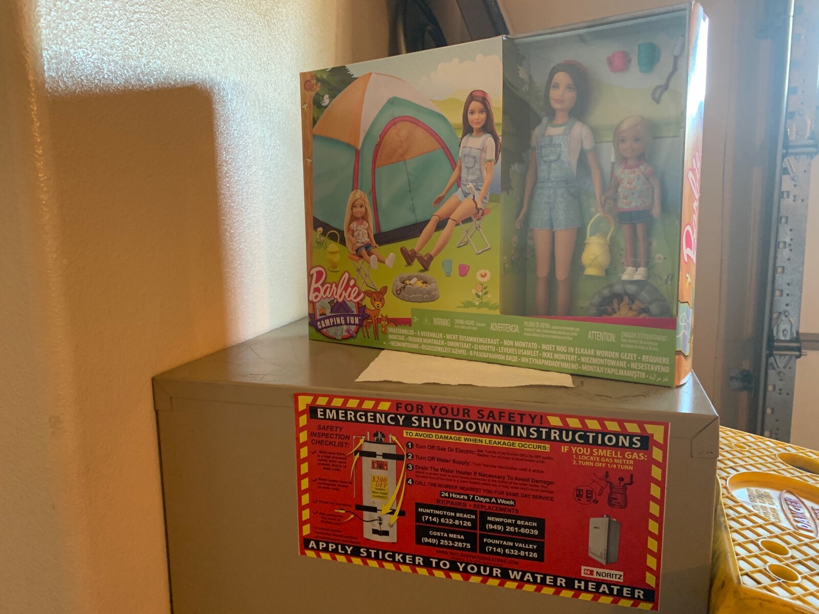 barbie camping fun skipper doll & chelsea doll camping set