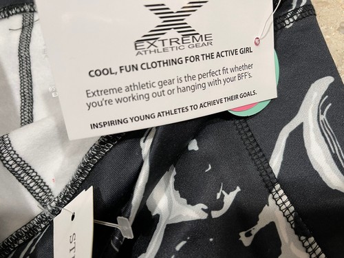 Girls Extreme Athletic Gear Alex Eunice Fleece Lined Leggings M Youth NWT - Picture 5 of 5