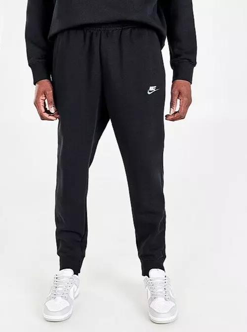 Nike tall club cuffed jogger in black sale