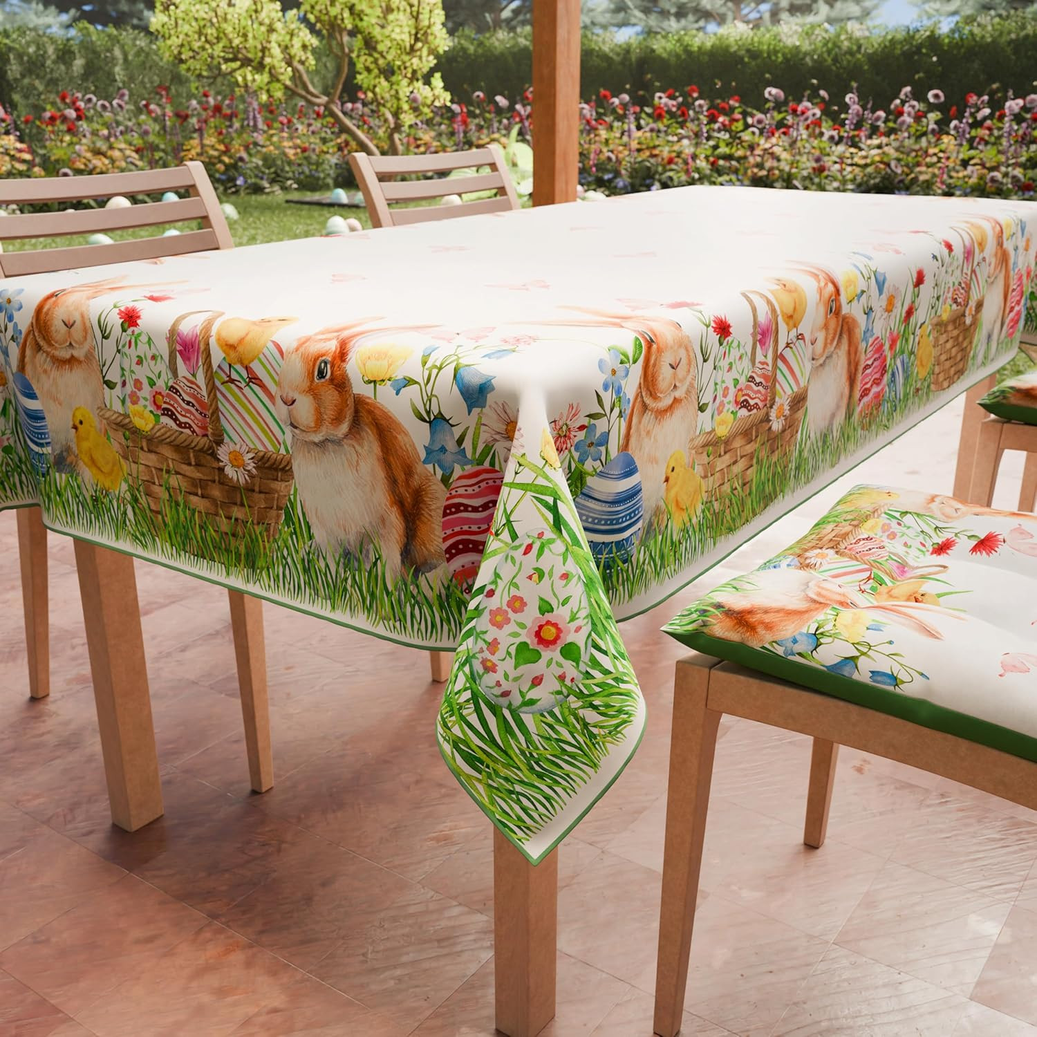 Tovaglia Pasquale Design B Rettangolare | Tessuto Antimacchia Cucina