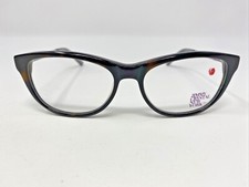 JIMMY CRYSTAL NEW YORK Eyeglasses Frame VALLETTA 53-16-135 Gunmetal/Tortoise S63