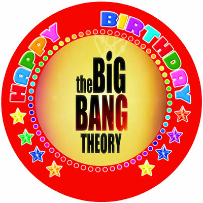 Tortenaufleger Geburtstag Tortenbild Fondant - Oblate The big bang Theory P14