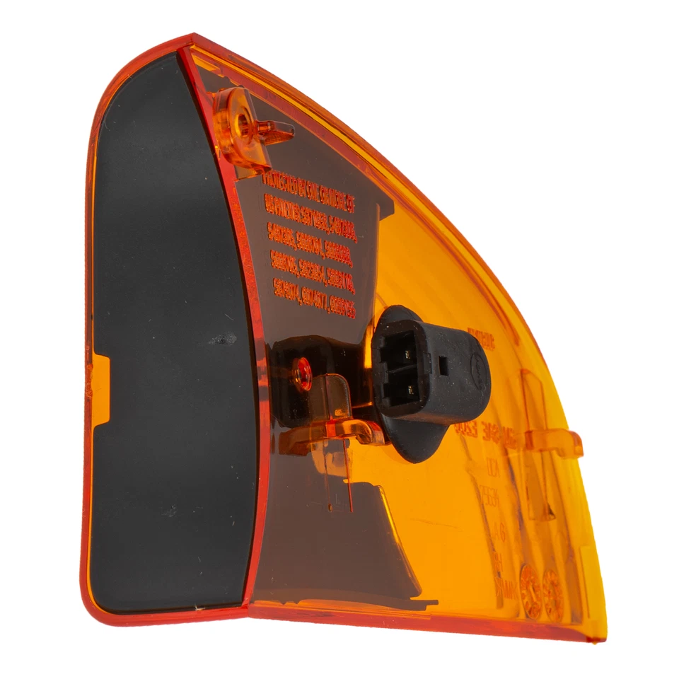 Espejo retrovisor ámbar exterior lado derecho OEM lente señal de giro Buick Chevrolet 88944062 Foto 3 de 4