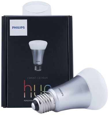 Philips Hue White and Color Ambiance 1. Generation A19 60W Äquivalent Dimmbar