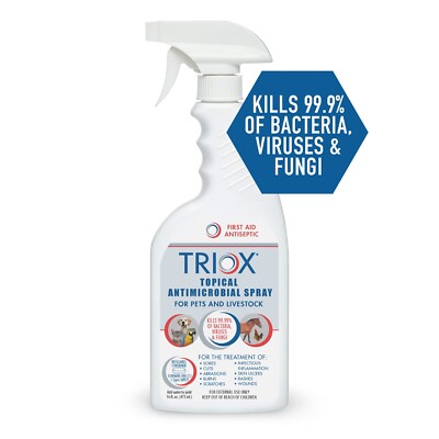 TrioX  - Antimicrobial Spray For Pets & Livestock - The Ultimate Wound Care