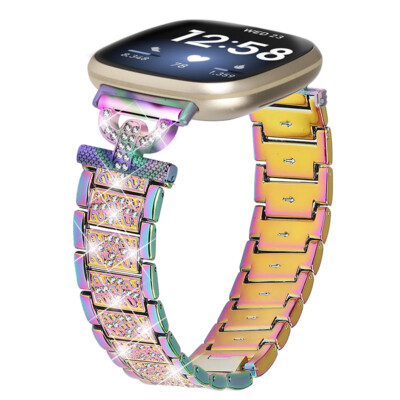 Accessoires bracelet et montre connectée Fitbit Bracelet classique Blanc Taille S pour Versa