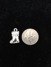 Calza ciondolo antico argento per braccialetto stile 3S