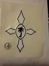 This vintage Local Motion surfing Sticker decal  /  large