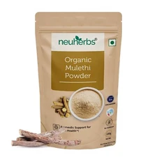 Neuherbs Organic Mulethi Powder | Ayurvedic Support for Skin Health 100gm