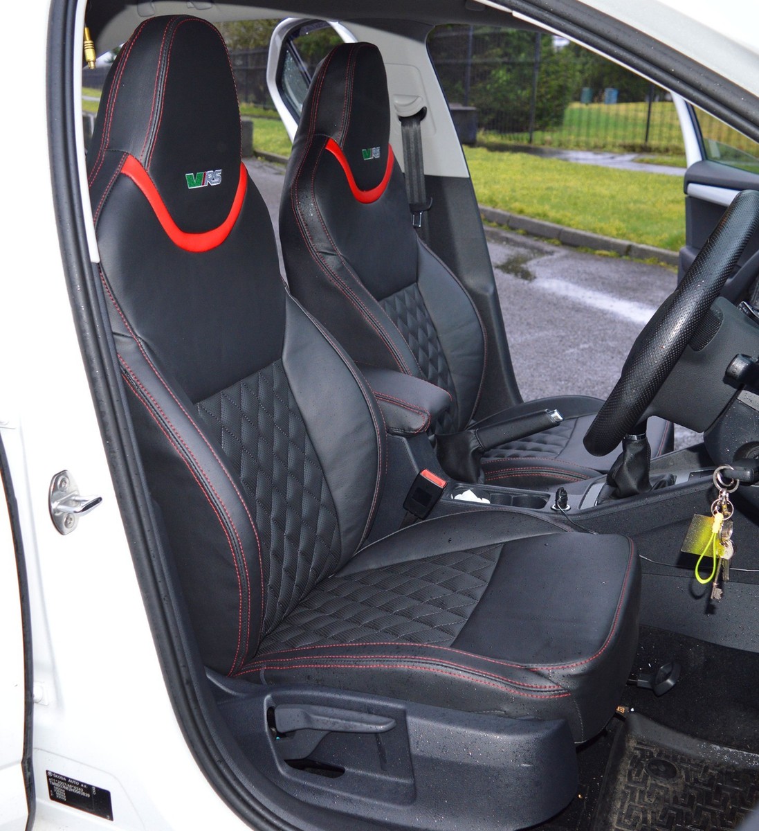 Skoda Octavia Sport VRS 3rd Gen Leather Look Tailored Car Seat