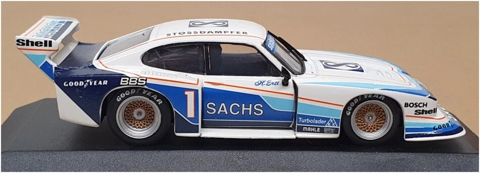 Minichamps 1/43 Scale 430 798501 Ford Capri Gr.5 1979 Sachs H.Ertl - White/Blue - Image 3 of 4
