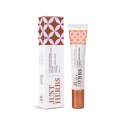 Just Herbs 3 In 1 Pore-Refining Mattifying & Hydrating Face Primer SPF 15+ (20g)
