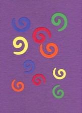 SWIRL large and medium die cuts scrapbook cards