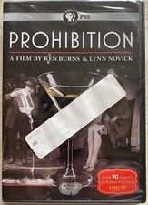 Ken Burns: Prohibition DVD BRAND NEW SEALED, PBS  3 discs and Bonus footage