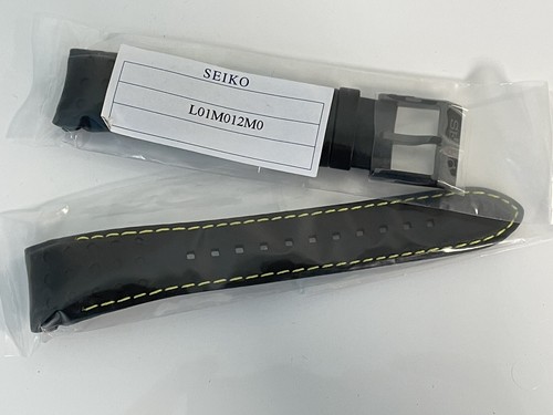 Seiko SNAE67P1 Watch Band 21mm Leather Strap L01M012M0 Original 7T62-0KV0 |  eBay