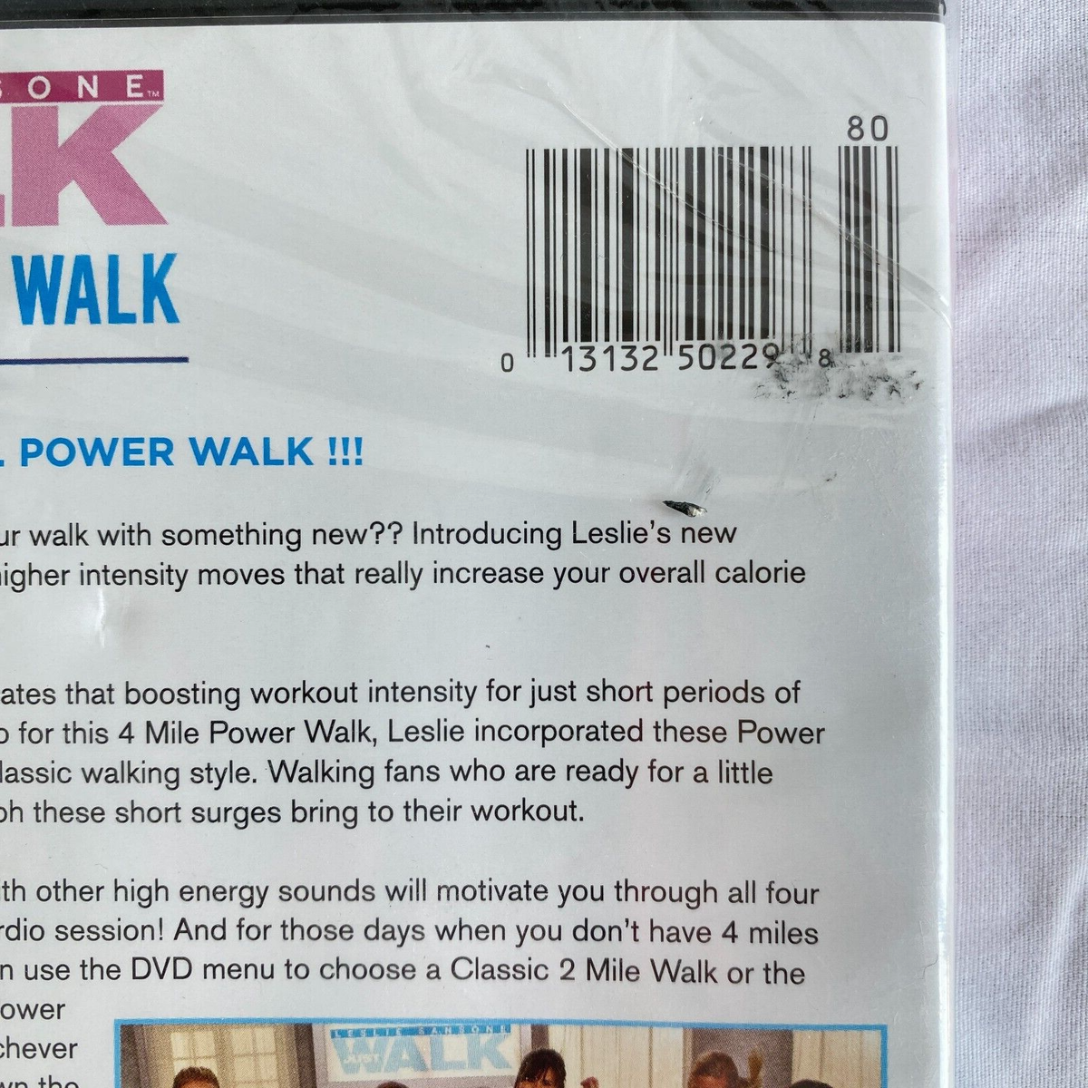 Dvd Mile Walk From The Mile Power Walk Workout LESLIE SANSONE WALK