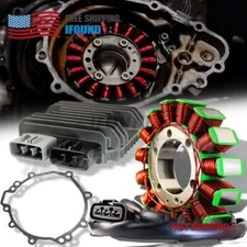 Magneto Coil Stator+Voltage Regulator Rectifier+Gasket For 09-12 ZX-6R 210030083