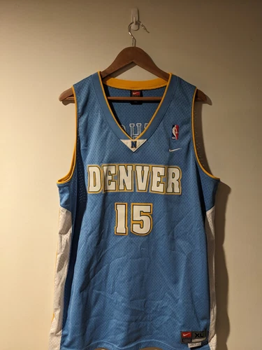 Vintage Y2k Denver Nuggets Anthony Nike Team Blue X-Large Basketball Jersey