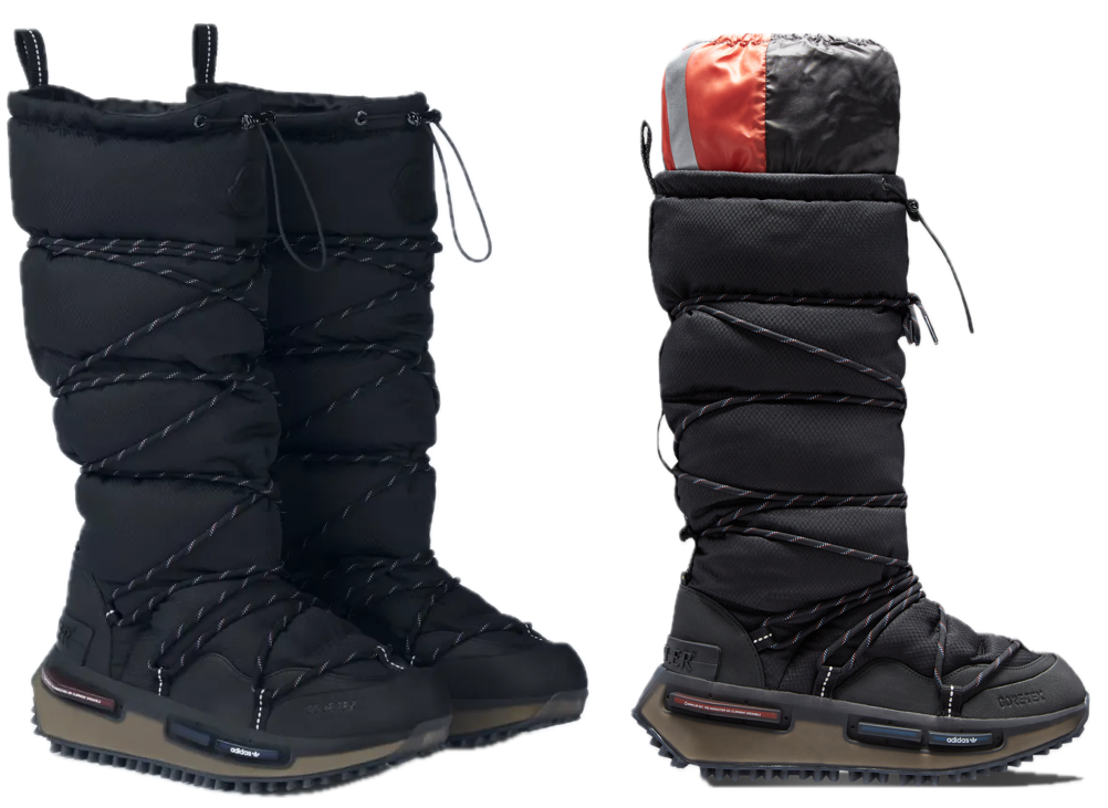 SALOMON Moncler X Adidas NMD Sneakers GoreTex Stivali Alti Impermeabili Boost Taglia 9UK