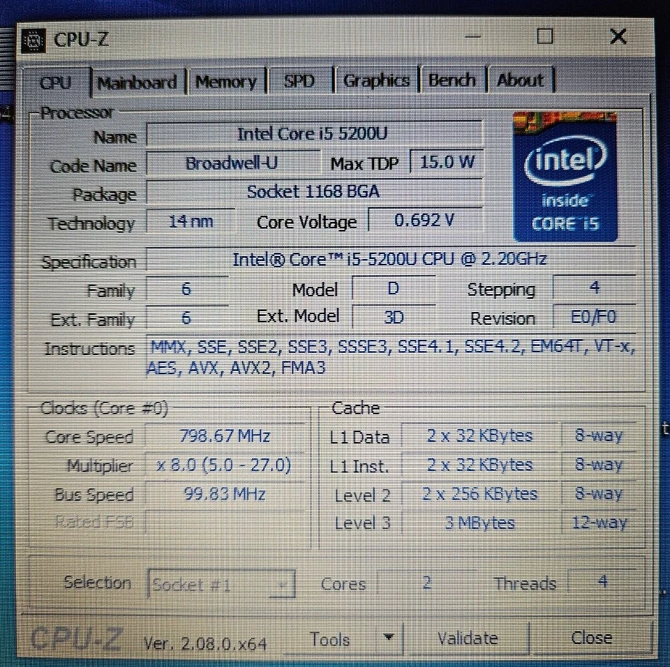 Pc Portatile Dell Latitude E5450 Intel Core i5-5200 16GB RAM 512GB SSD Notebook - Immagine 4 di 4